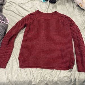 Burgundy sweater
